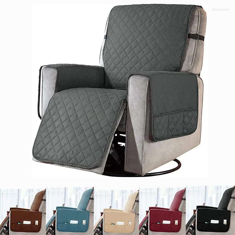 Chair Covers Recliner Sofa Removable Washable Towel Couch Cover Cushion Pets Dogs Mat Furniture Protector With Pockets