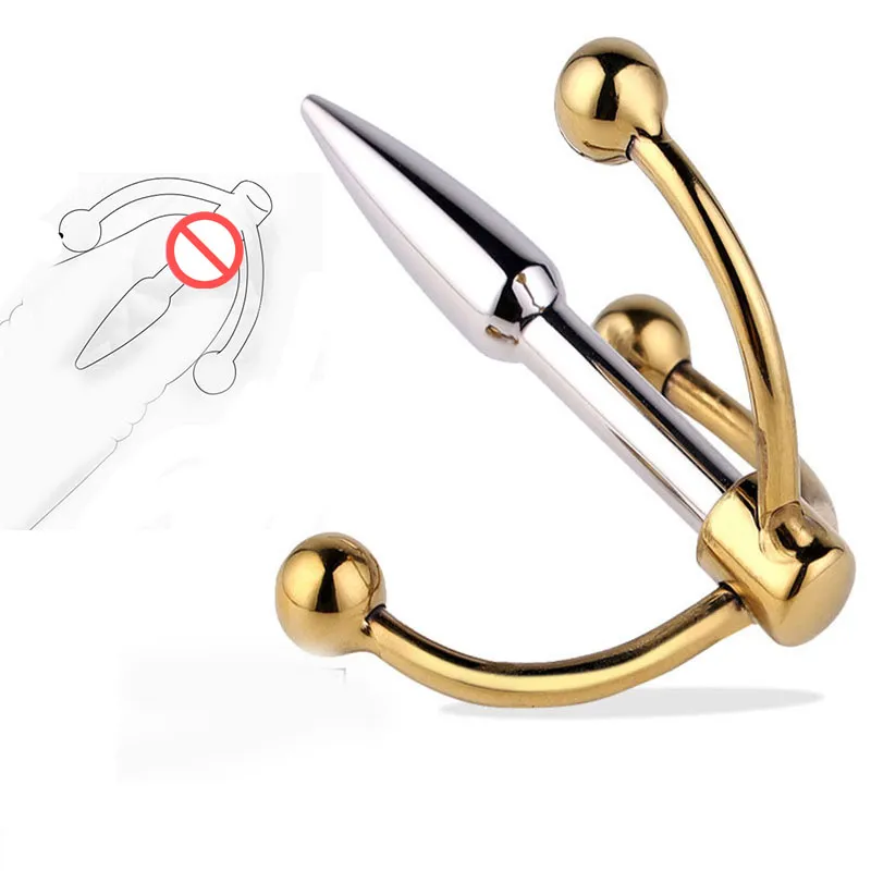 Metal Cockrings Arrival Claw Urethral Toys Rods Penis Dilator Bdsm Glans Sex Toy For Men Masturbators Penis Plug Stimulate Dick Erection