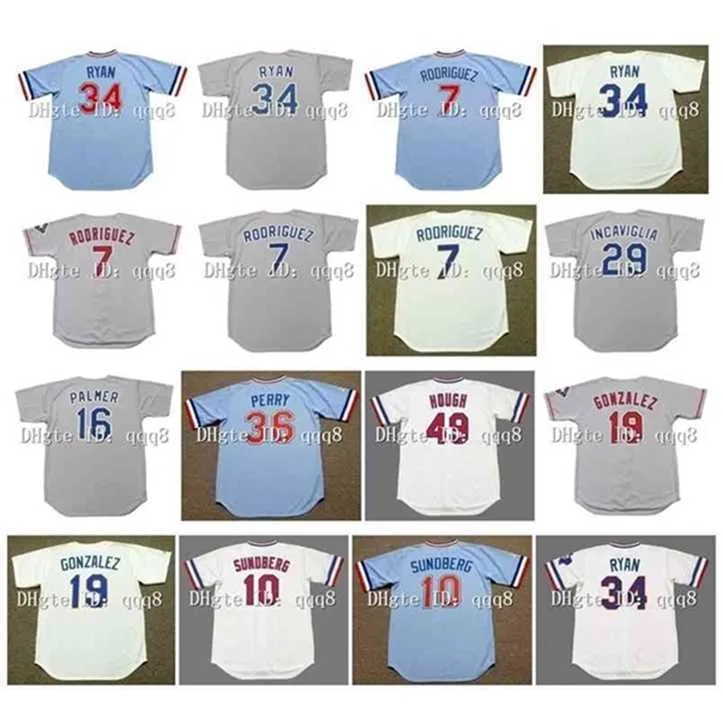 Proword Air01 Vintage 7 IVAN RODRIGUEZ 29 PETE INCAVIGLIA 34 Nolan Ryan 16 DEAN PALMER 36 GAYLORD PERRY 19 JUAN GONZALEZ 10 JIM SUNDBERG Blanc Gris