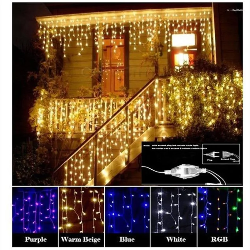 Strings 100LED 10M Waterproof String Light 8Modes Modern UE/US Plug Fairy Outside Festival Christmas Wedding Decor