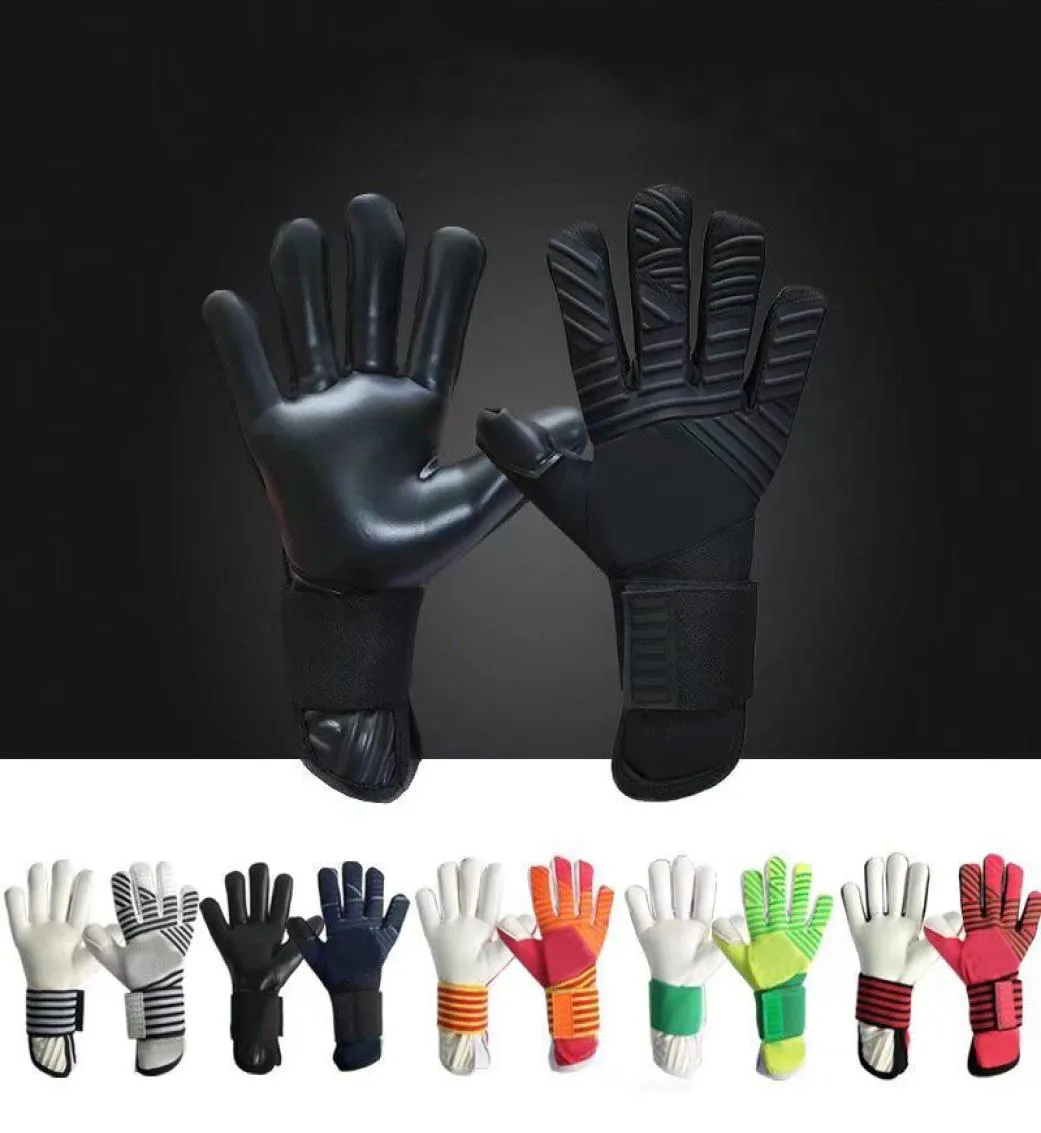 4mm Germany thicken latex pvc professional kids men goalkeeper gloves football without finger save guard keeper goalie soccer glov6422155