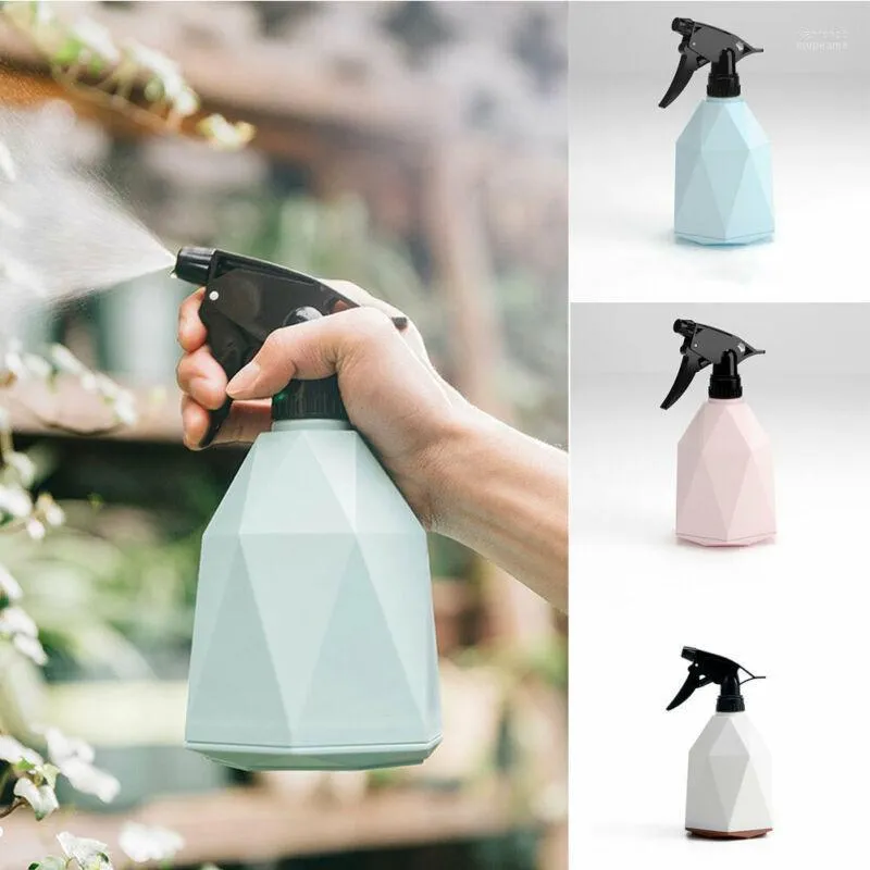 Storage Bottles 600ml Rhomb Watering Can Pot Spray Bottle Container Cleaning Gardening Tool1