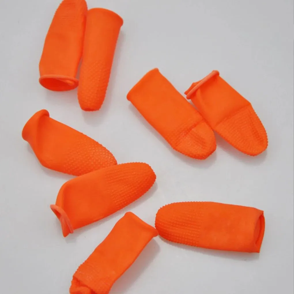 Wholesale Disposable Latex Rubber Finger Cots Anti Static Fingertips Protector Gloves For