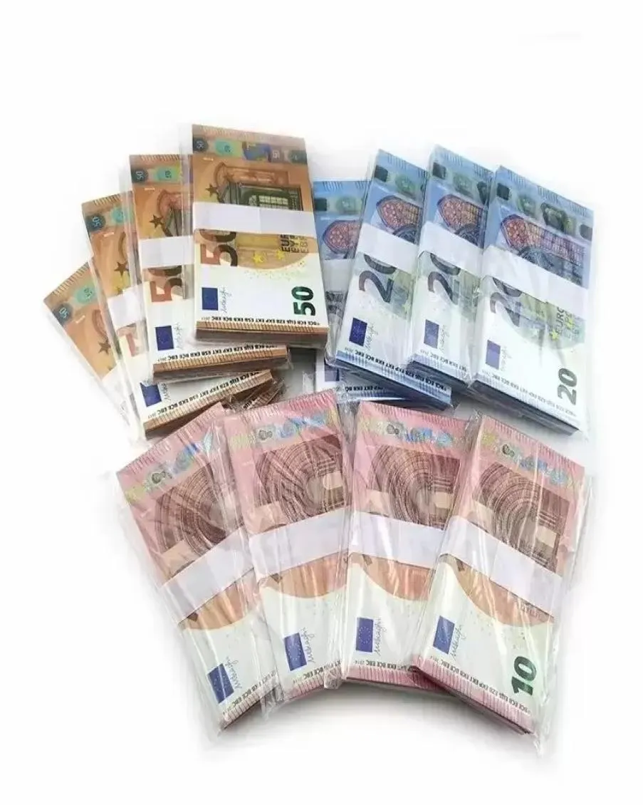 Forniture per feste banconote moneta falsa 10 20 50 100 200 500 dollari US Euro Valicistica PROPT PROPIE DI VALUTA FILM FILMA FAUXBILLETS 3854911