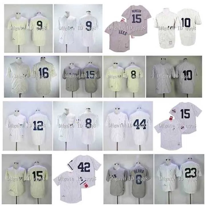 Proword Air01 Vintage NY 8 Yogi Berra 9 Roger Maris 10 Phil Rizzuto 15 Thurman Munson 12 Wade Boggs16 Yogi Berra Mariano Riiano Mattingly White Cream