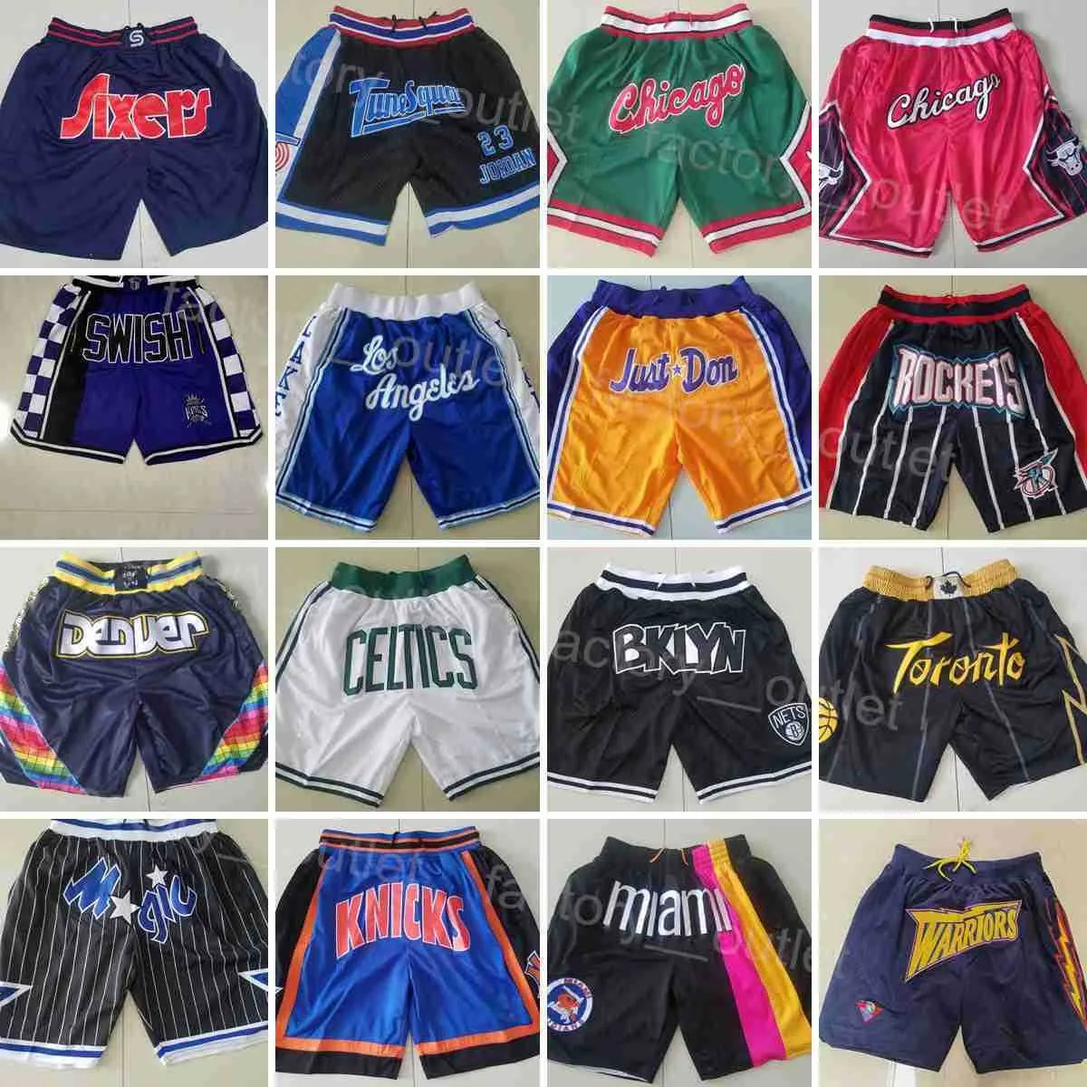 Mannen Movie Team Basketbal Dragen Joggingbroek Vintage Elastische Taille Shorts Gewoon Don Korte Sport Hip Pop Trekkoord Western Oost Running Split Pocket Rits Broek