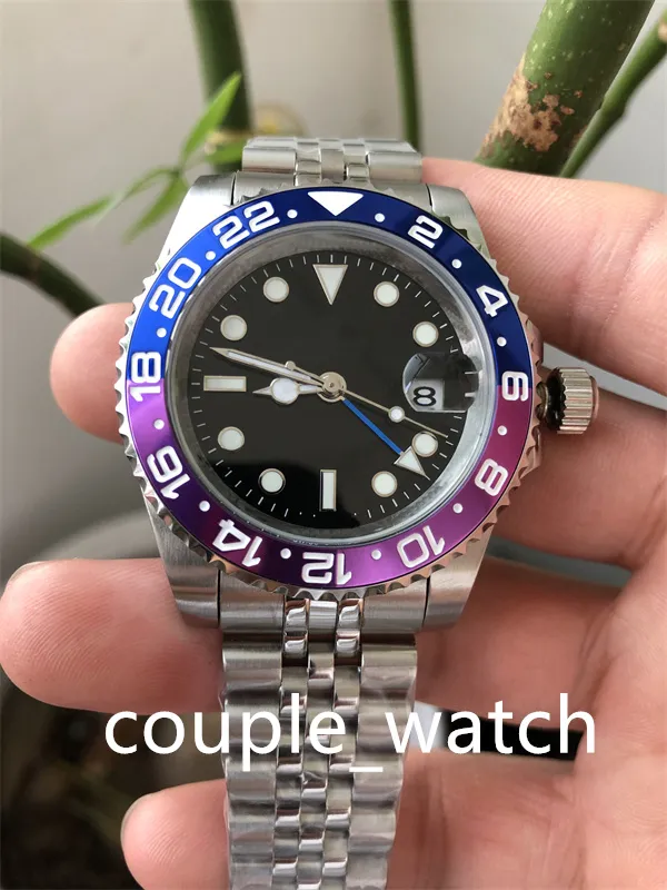 new mens automatic gold Mechanical Watches women dress full Stainless steel Sapphire waterproof Luminous Couples Wristwatches 2813