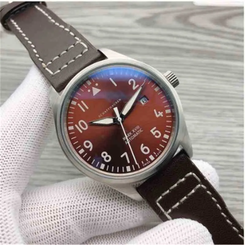 Luxuriöse mechanische Uhr für Herren, Pilot iwcs-Serie Iw327004, lässige, modische Herren-Premium-Mechanische Uhr, 41 mm