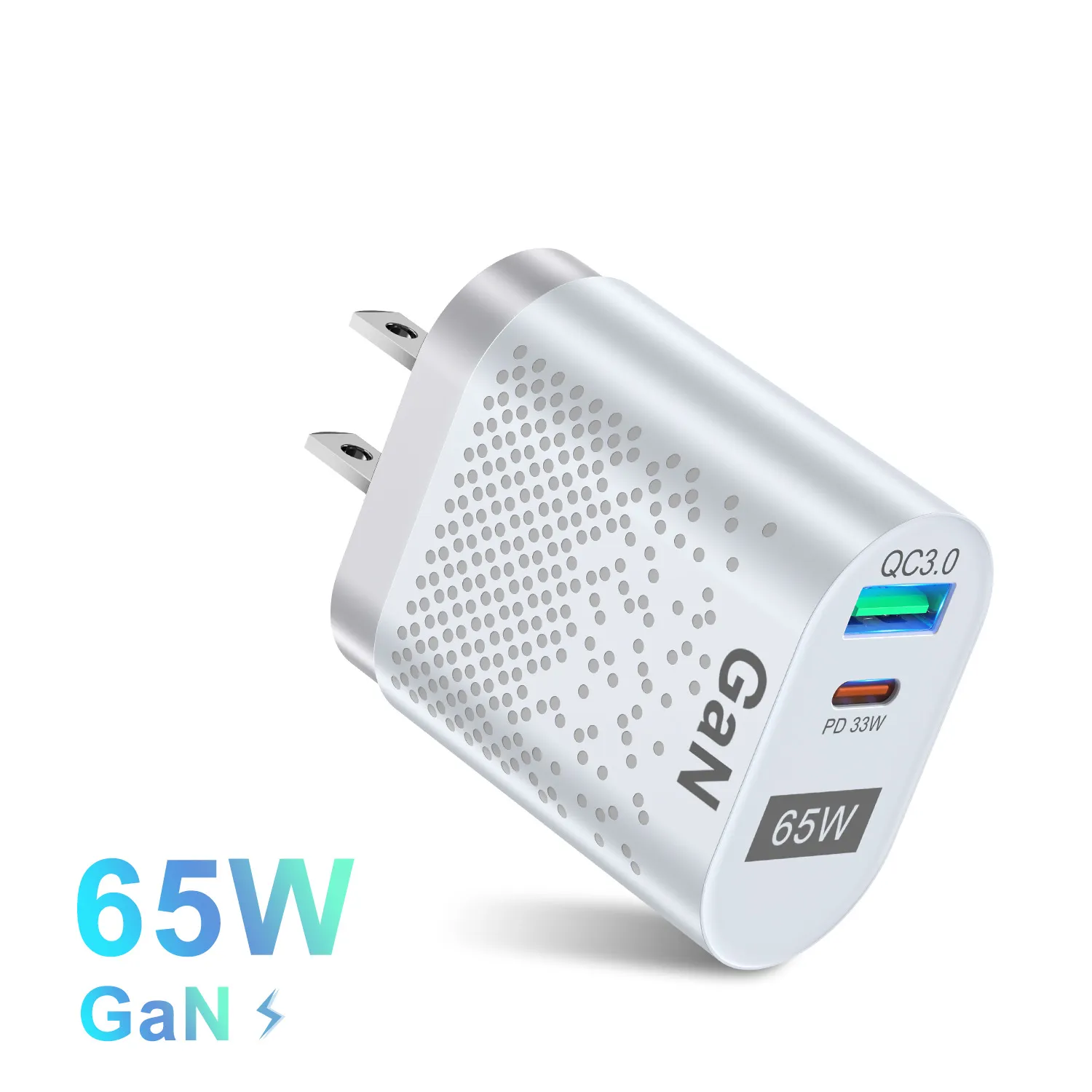 Cell Phone Chargers 65W GaN PD fast charging mobile phone charger European/American/ British/Korean/Australian computer adapter