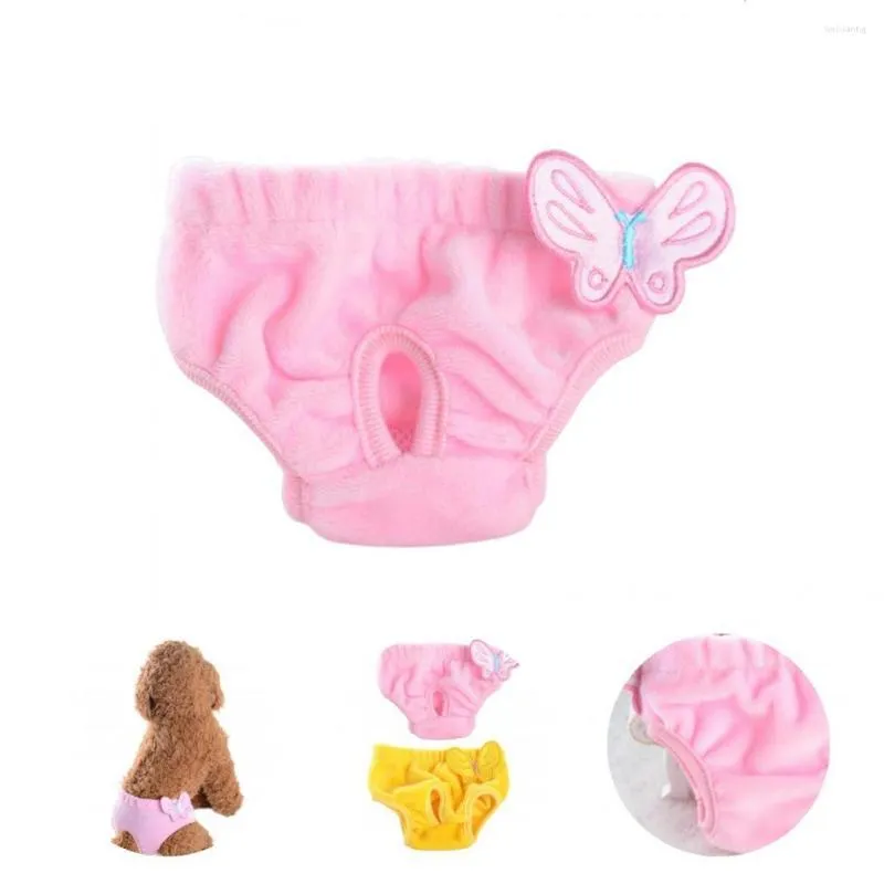 Vêtements pour chiens couleur vibrante pratique chiens mâles période enveloppes pantalons d'absorption d'eau réutilisables pour chiot