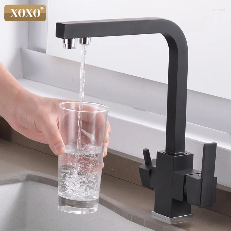 Kitchen Faucets XOXO Filter Faucet Drinking Water Cold And Single Hole Chrome Sinks Deck Mounted Mixer Tap 81048