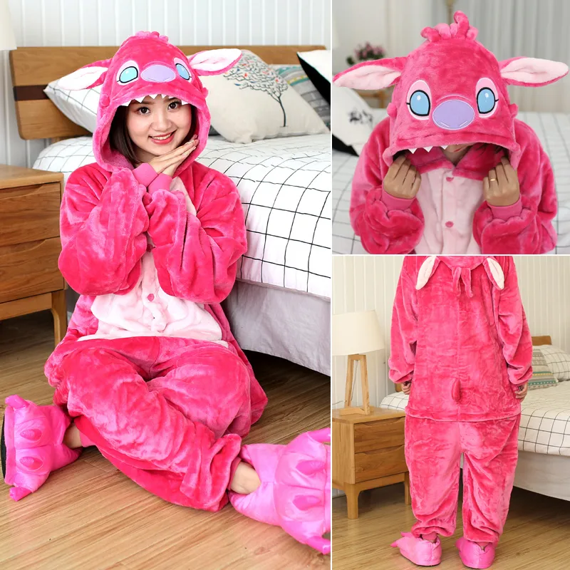 Pijamas Stitch Kigurumi Lion Onesies Para Niños Mono Niños Pijamas Invierno  Franela Ropa De Dormir Cálida Niños Niñas Animal Cosplay Disfraces X0901 De  9,56 €