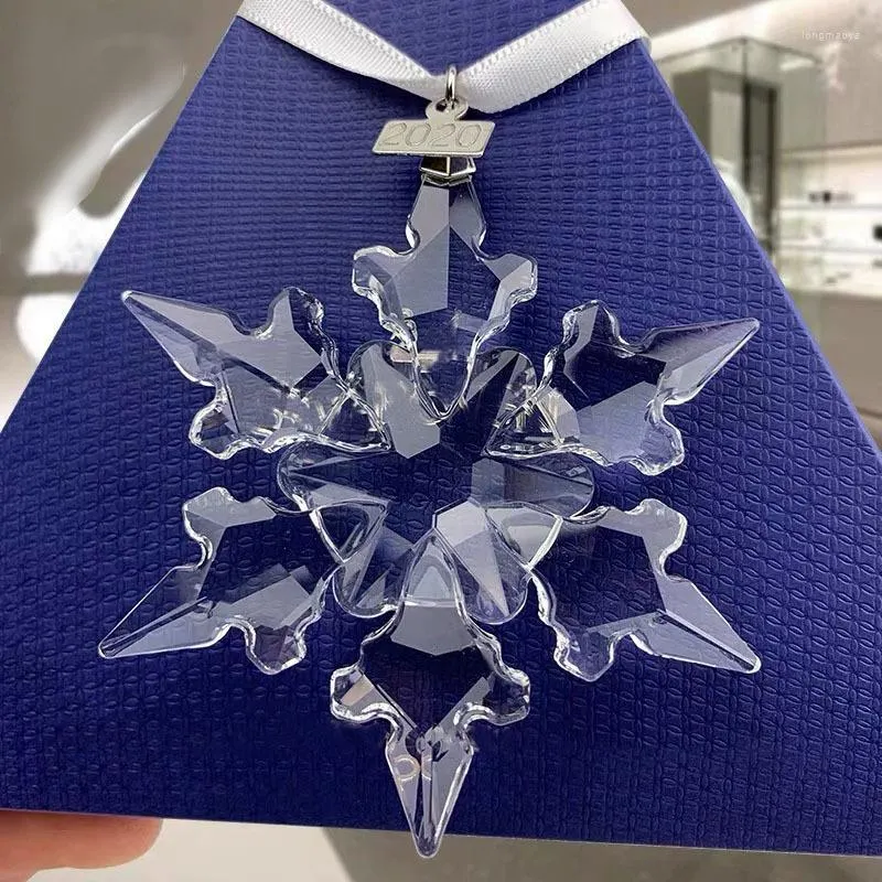 Interieurdecoraties 2022 Crystal Snowflake Cars Hangende ornamenten Hangaccessoires Superior kwaliteit achteruitkijkspiegel Superior kwaliteit