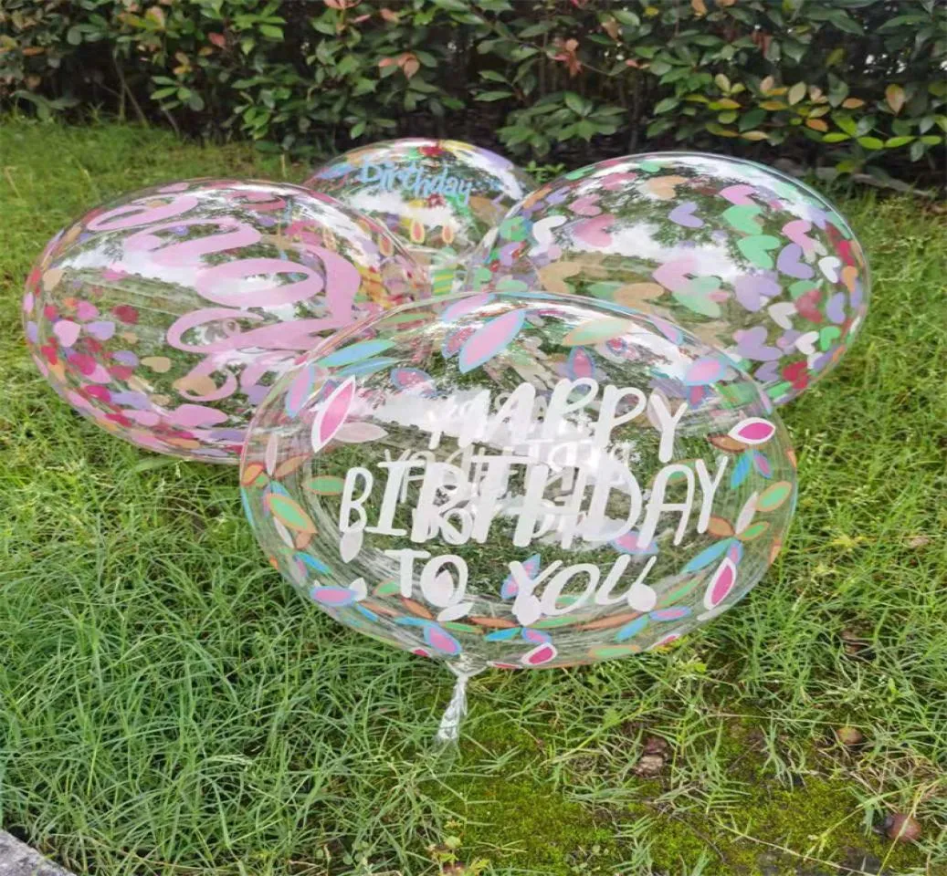 20 inç renkli parlak bobo balon balonları Noel düğün doğum günü partisi süslemeleri açık helyum balon5008127