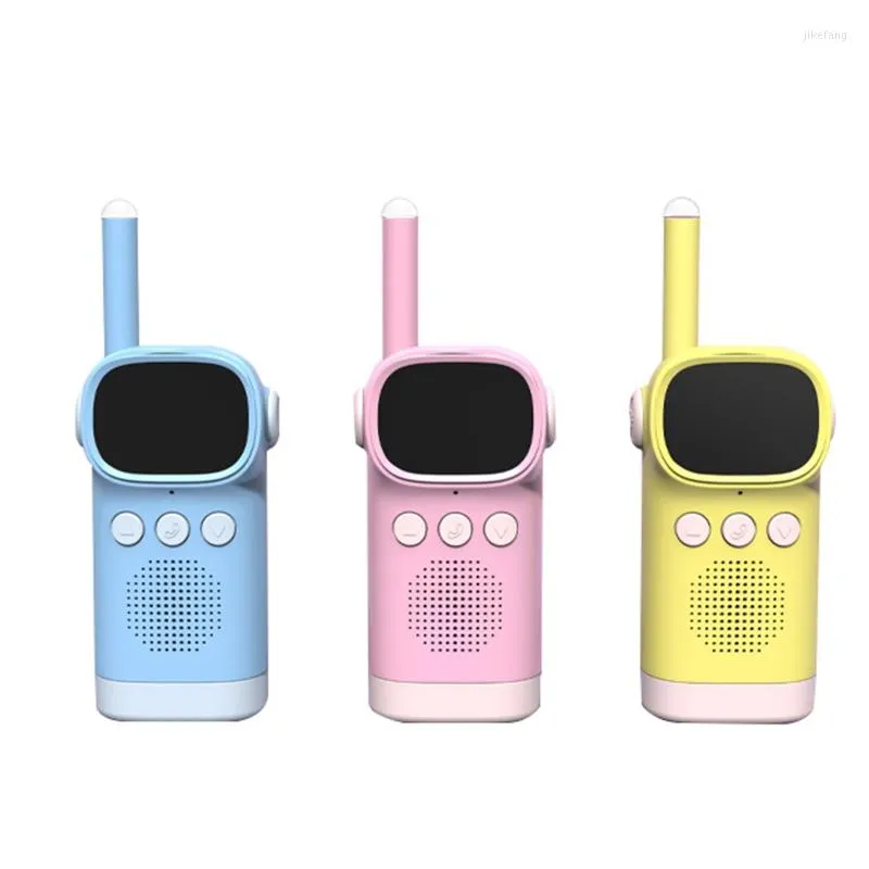 Walkie talkie schattige cartoon draadloze talkies voor kinderen 2-weg radio speelgoed ouders-kind geschenk past 1-3 km intercomafstand