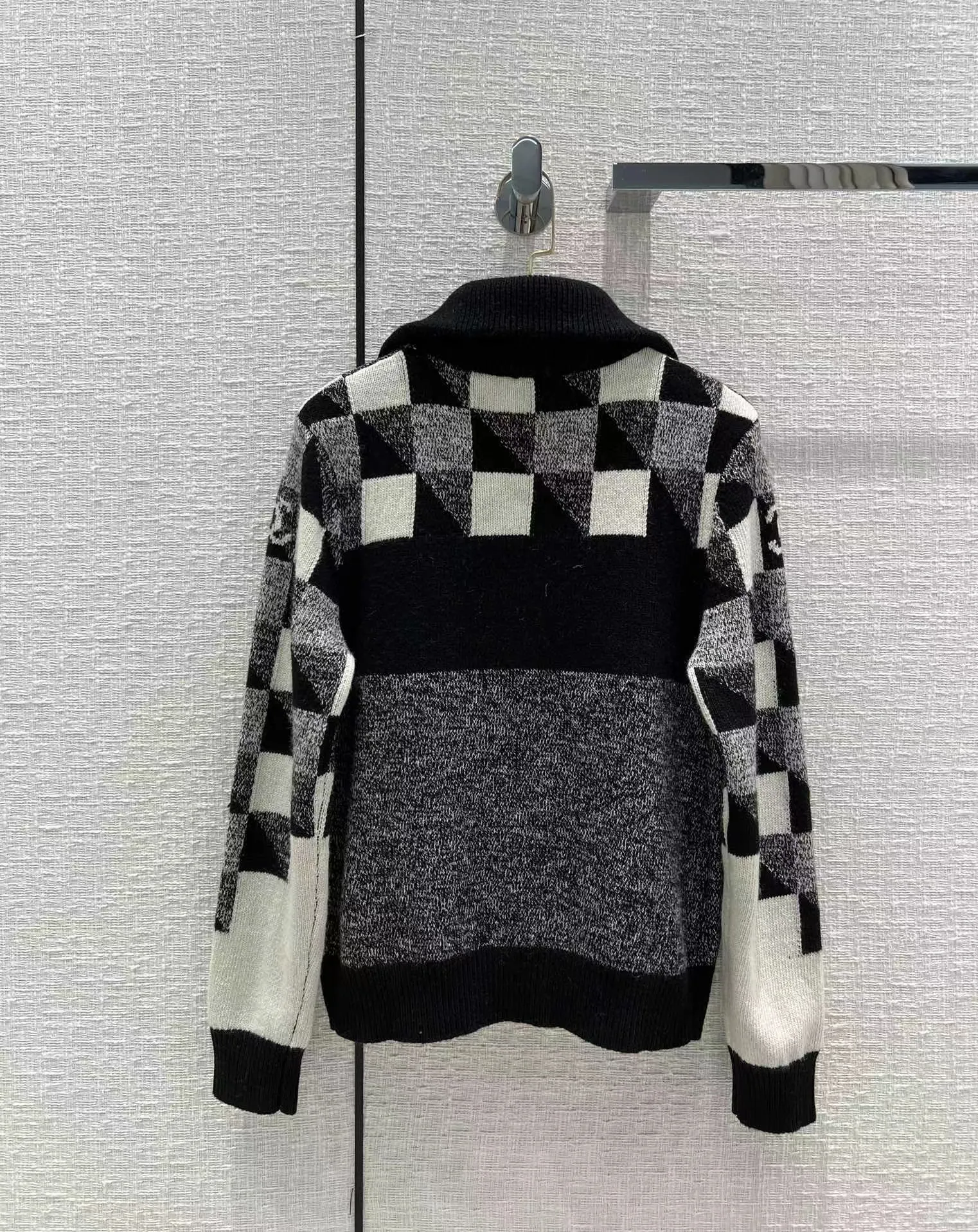 Women's Sweaters Designer Milan Runway Autumn Winter Turtle Neck Long Sleeves Print Sweater High End Jacquard Cardigan V7OU