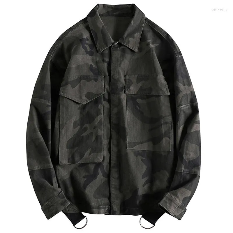 Men's Jackets Spring Summer Army Coat And Jacket For Men Casual Cargo Military Multi Pocket Mans Trench Coats Camouflage Male Chaqueta