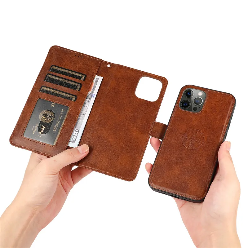 Fornura Allingrosso Custodia Di Portafoglio In Pelle Magnetica IPhone 12/ 11 Pro/XS MAX/XR/8/7/6 Plus, Samsung S21/S20 Ultra/Note20, Borsa Con Cerniera Multi Slot Da Rainbowhome, 13,58 € | DHgate