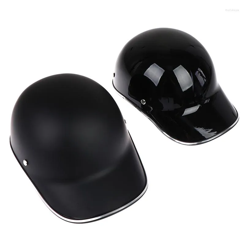 Casques de moto 1PC Casquette de baseball Style Demi-casque Casque de sécurité pour Cafe Racer Chopper Scooter Visage Vintage Été