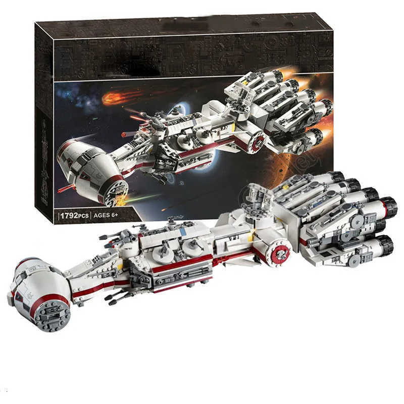 Blockerar Tantive IV Rebel Blockade Runner Model Building Kits Bricks Fit 11431 Toys Kids Gift Children Space Wars