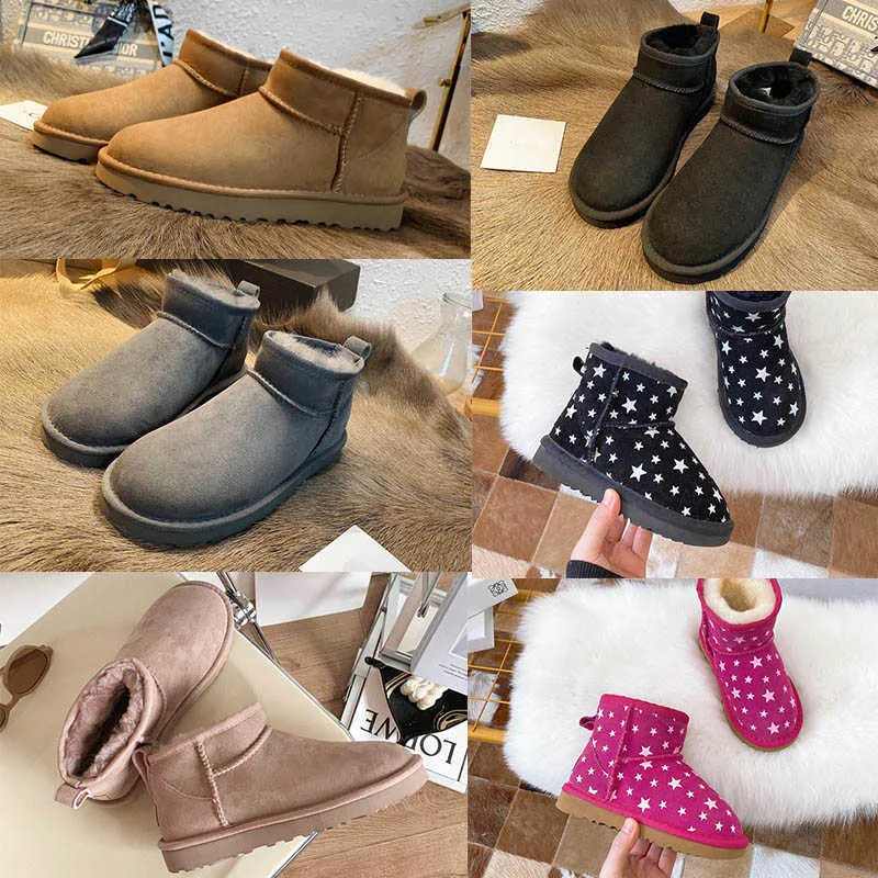 Enfants bottes de neige étoile chaude bébé garçons filles doux confortable en peluche garder de beaux cadeaux d'anniversaire de noël taille 25-35