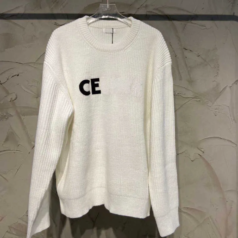 Cel Sweatshirt Erkek En İyi kaliteli tasarımcı CE Sweater Moda Baskılı Pullover Ceket Adam Kadınlar Gevşek ABD Boyut Günlük Uzun Kollu Tişört