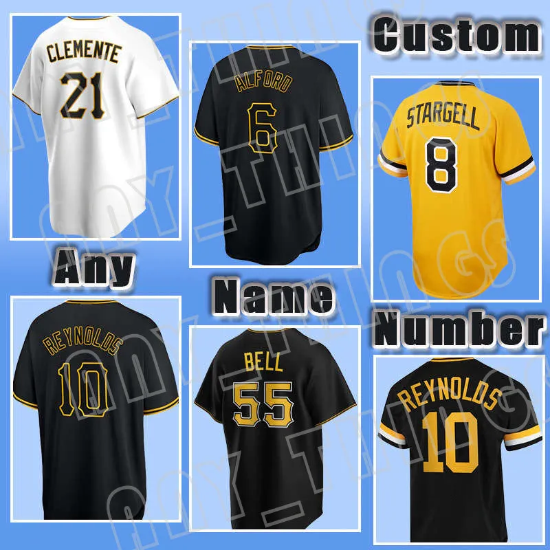 Kevin Newman Baseball 21 Roberto Clemente Piraci Willie Stargell Jersey 6 Starling Marte 26 Adam Frazier Joe Musgrove Pittsburgh Ben Gamel Ke'Bryan Hayes Reynolds