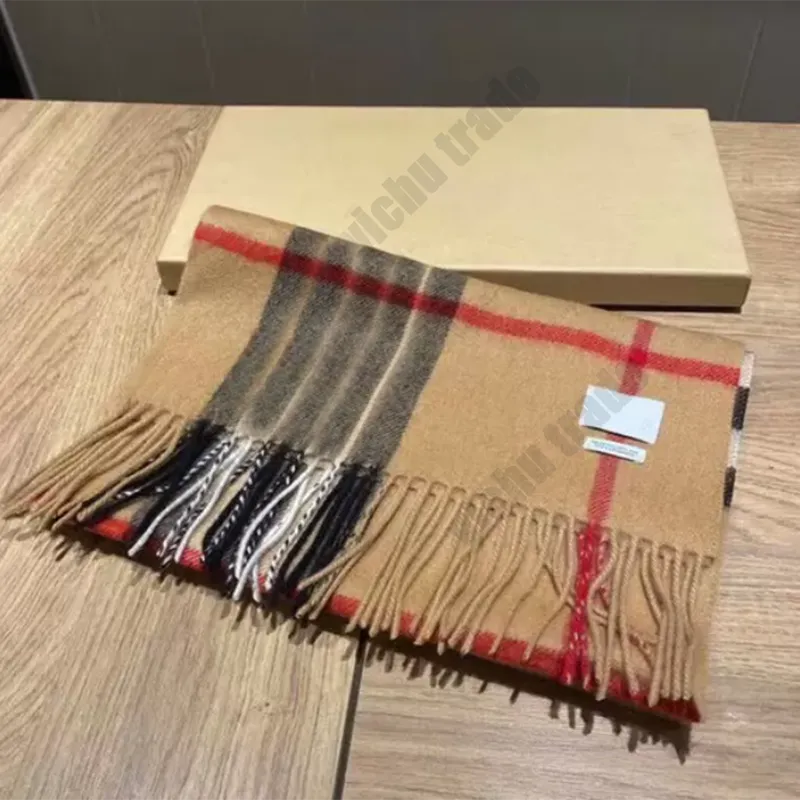 2022 Nieuwe top Dames Man Designer Sjaal modemerk 100% Kasjmier Sjaals Voor Winter Dames en heren Lange Wraps Maat 180x30cm kerstcadeau