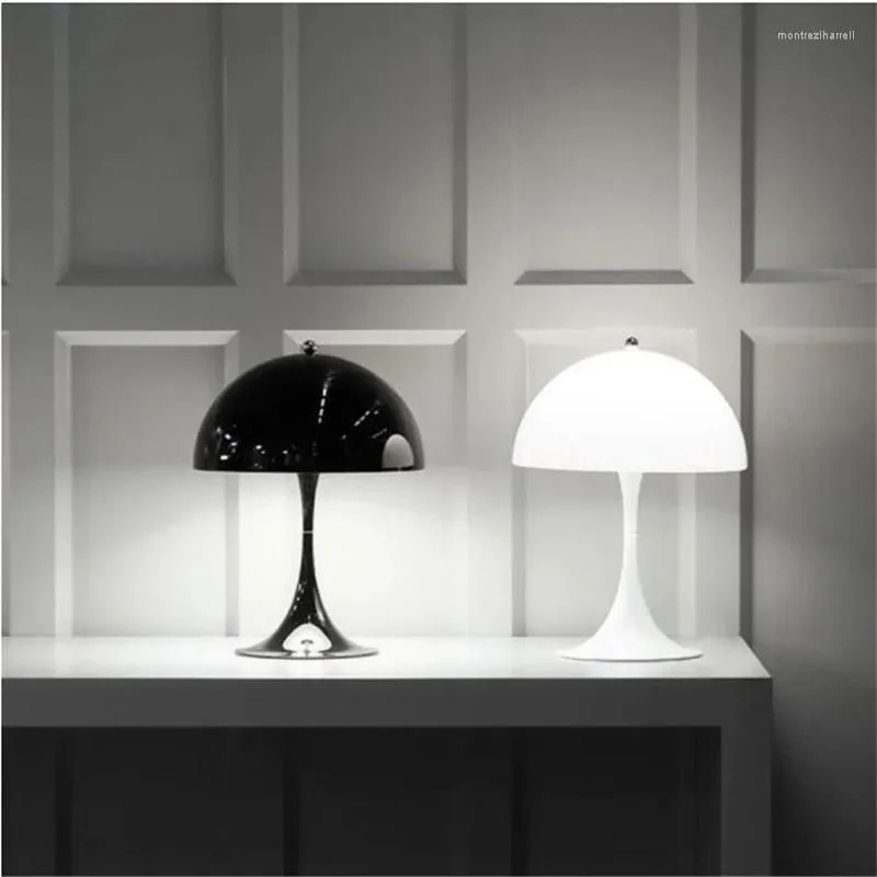 테이블 램프 현대 북유럽 크리에이티브 아이언 레드 데스크 디자이너 사무실 거실 침대 옆 연구 침실 홈 장식을위한 간단