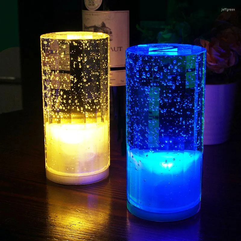 Lampy stołowe Kreatywne akrylowe bar lampa ktv ładowna kawiarnia