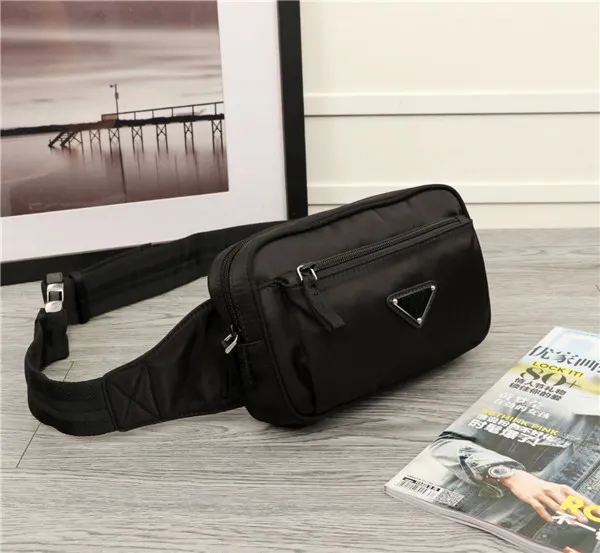 Brown Waterproof Cloth Waist Bumbag for Women 8.3 × 4.7 × 1.8 in ...