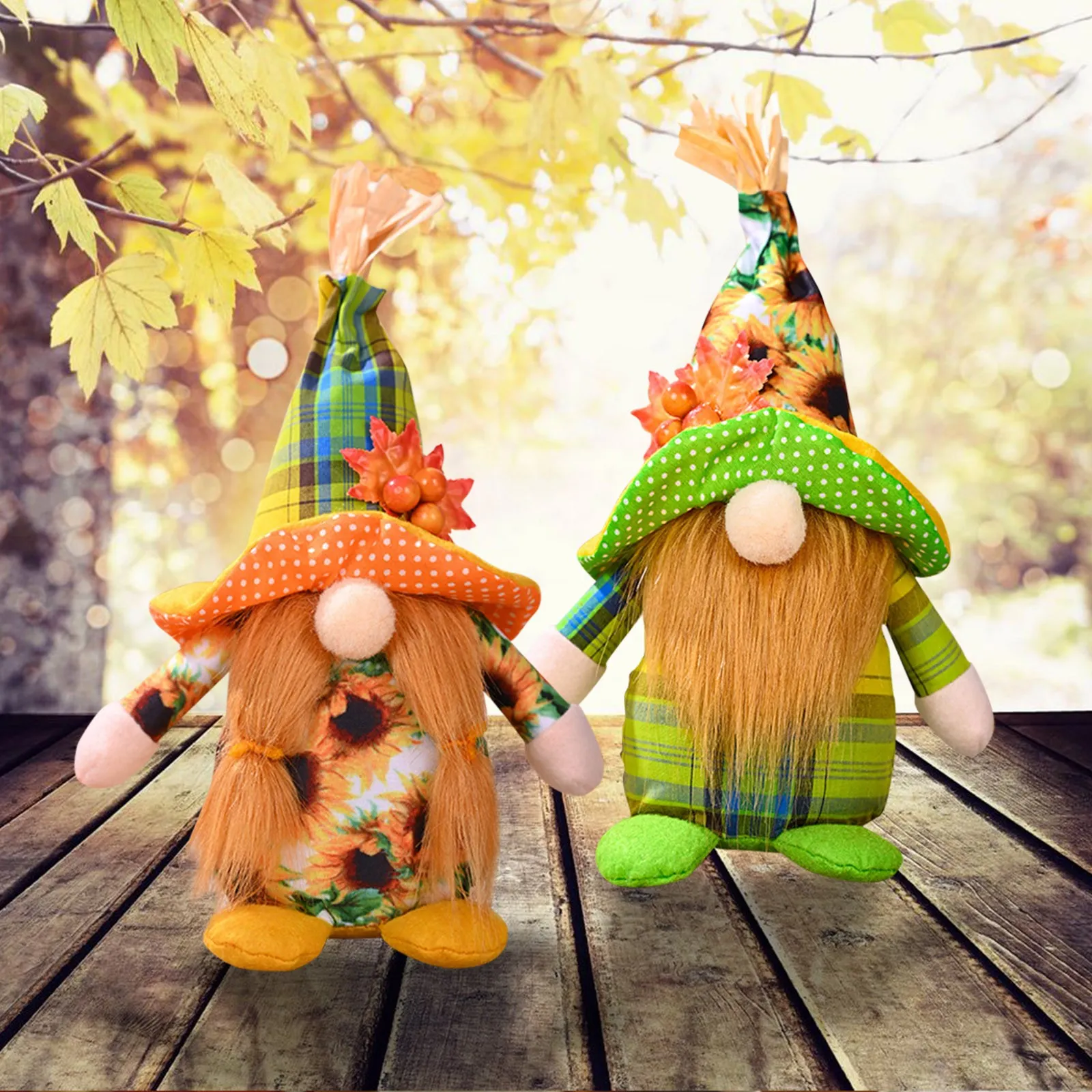 Juldekorationer Desktop Faceless Gnome Standing Doll Figures Heminredning Dekoration Ornament Navidad Drop Delivery 2022 SMTBF