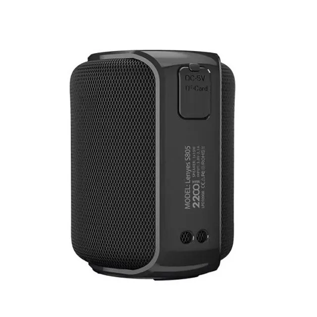 Portable Speakers 09 Bluetooth Speaker Outdoor Loudspeaker Wireless Mini Column 3D 10W Stereo Music Surround Support FM TFCard Bass Box 221028
