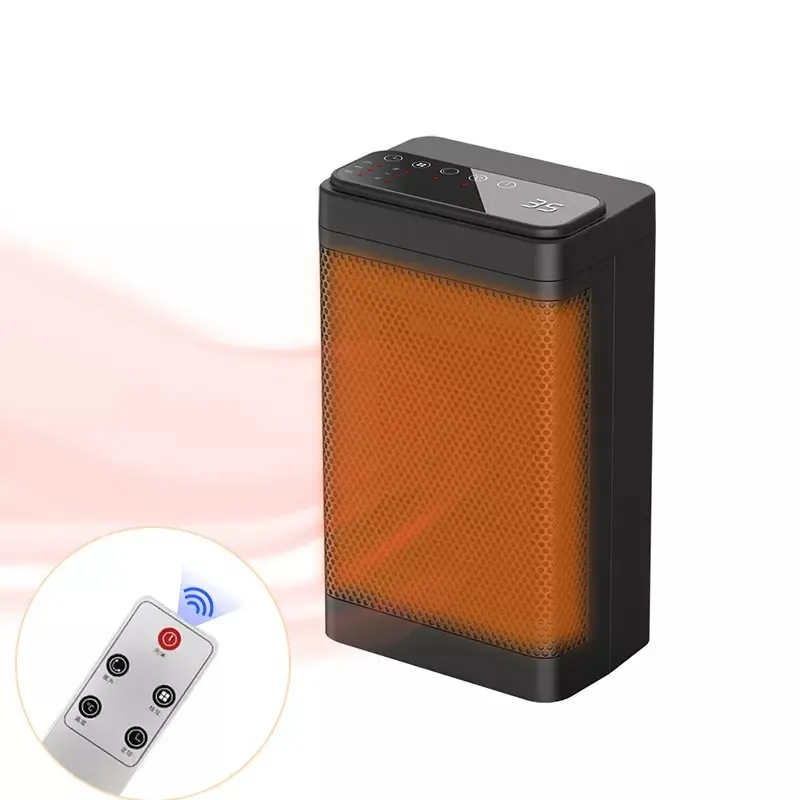 Mini PTC luchtverwarming Home Remote Regel Safe snelle PTC -verwarmingsmachine Lage consumptieventilator Elektrische verwarming met lage consumptie