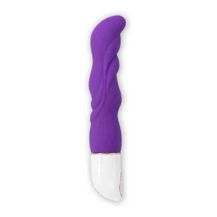 NXY Vibradores Silicone Adult Sex Toys de 5 polegadas Vibrador de massagem USB fêmea recarregável 0221