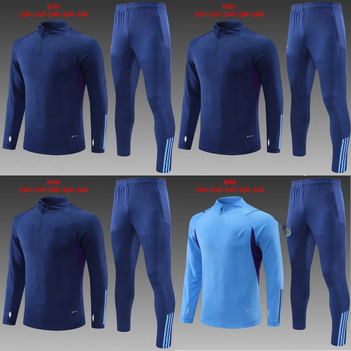 2022 2023 Argentina Football Tracksuit Kids 22/23 Soccer Tracksuits Football Kits Training