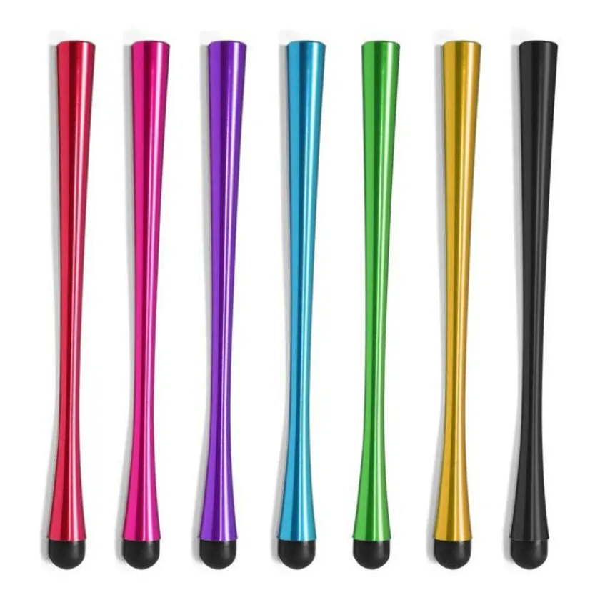 Mini stylet écran multicolore stylos tactiles Style de taille stylo capacitif universel pour PC téléphone portable tablettes crayon accessoires