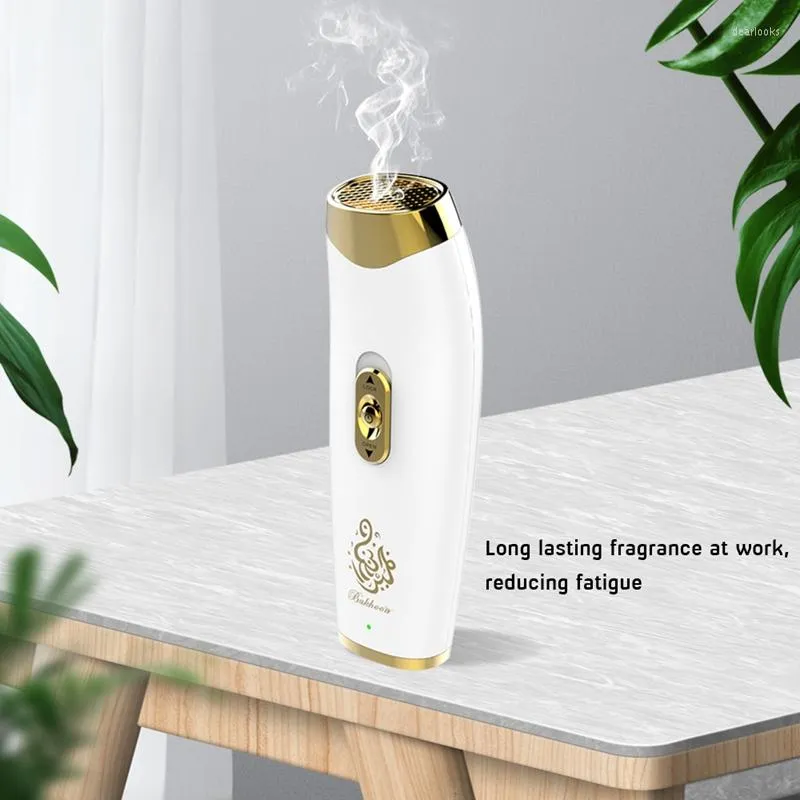 Lámparas de fragancia Difusor de aroma árabe Cargador USB portátil Quemador de incienso eléctrico árabe portátil