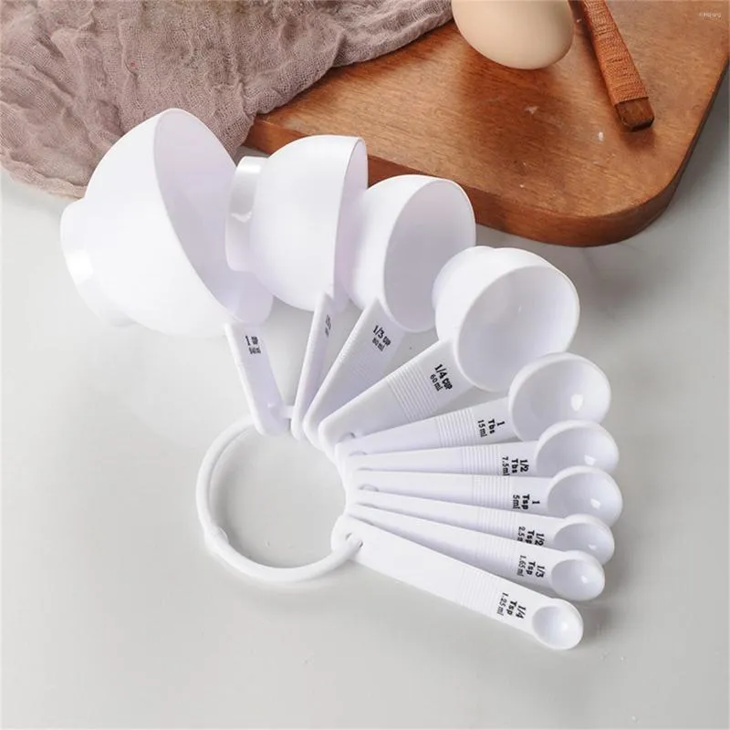 Bakeware Tools 10PCS Measuring Spoons And Cups Sets Complete Set Of Quantitative Seasoning Spoon For Cooking Baking