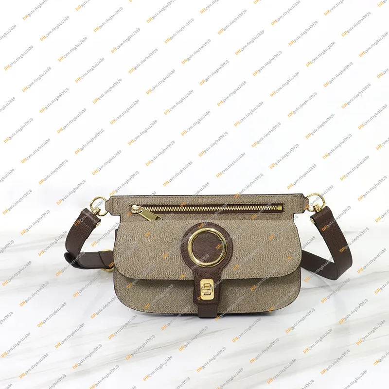 Unisex designer väskor designe blondie bumbag midja väskor crossbody axel väska på handväska messenger väskor topp spegel kvalitet 718154
