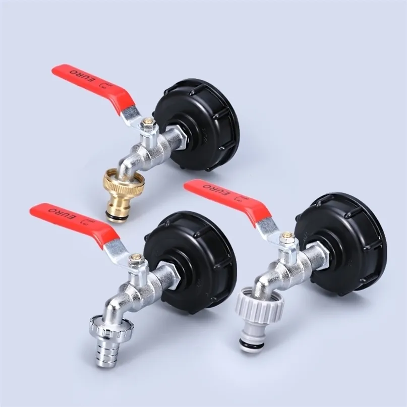 Raccordo per serbatoio rubinetto, adattatore per serbatoio IBC da 1000L, filettatura grossa S100x8/S60x6 3/4, valvola di collegamento uscita rubinett | Leroy Merlin