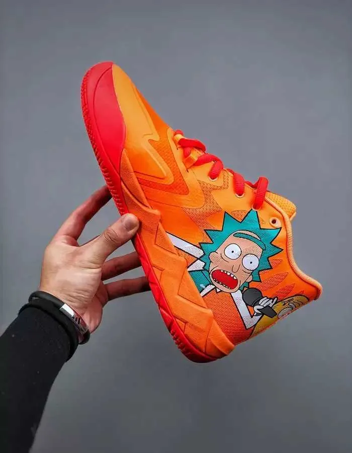DHgate Rick and Morty Basketball Shoes for Men and Women Mb.01 Sneakers with Box Size 4 12 Shoes Accessories