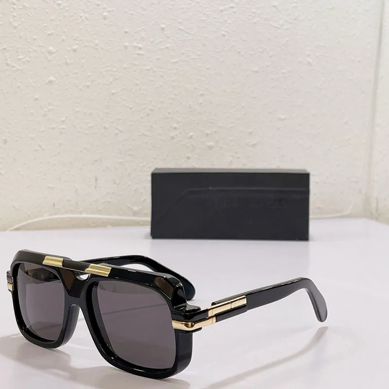 Lyxdesigner män kvinnor solglasögon mode mod663 stil pop perfekt kvalitet skiva svart stor ram skugga solglasögon personlighetsglasögon