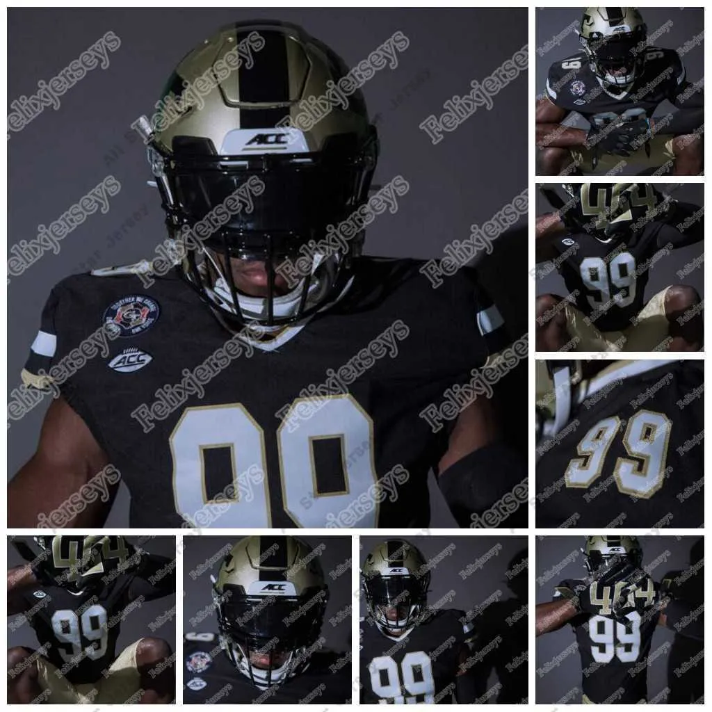 American College Football Wear 2020 Georgia Tech Yellow Jackets 'Black Watch' Jersey Tucker Gleason James Graham Ryan Lantz Tanner Lawson Jeff Sims NCAA Football Je