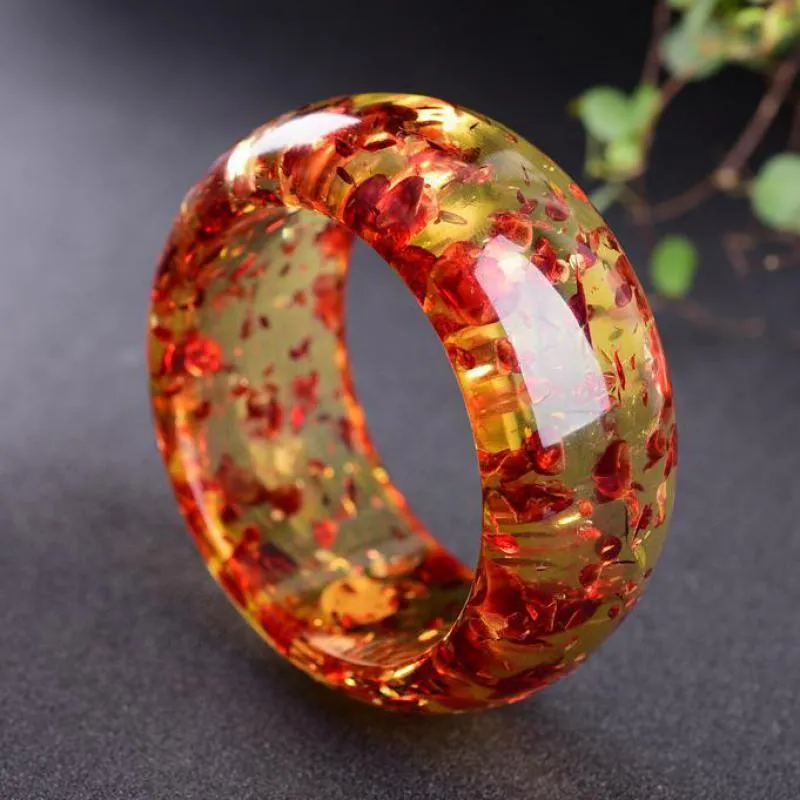 Bangle Natural Flower Bursztyn Banles Kobiety mężczyźni oryginalny certyfikowany bursztynowy bursztyn grzywny Prezent Boletka dla kobiet prawdziwy kamień szlachetny Bra257m