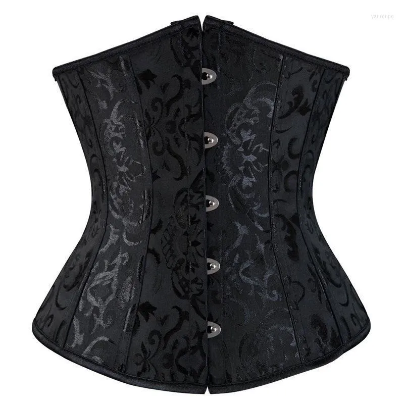 Bustiers & Corsets Women Sexy Corset Shapewear Lingerie Underbust Top Plus Size Brocade Gothic And Vintage XS-6XLBustiers