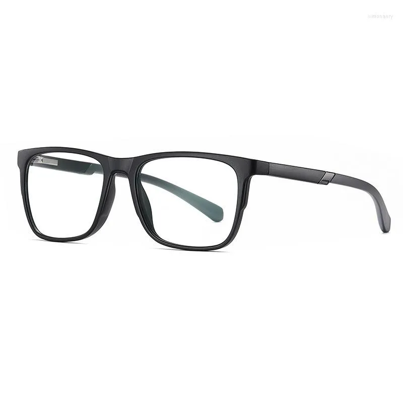 Armação de óculos de sol 2022 Versátil Simples Anti Blu Ray Óculos Armação de Olho Plana Moda Feminina Moda Feminina Perna Sem Aperto Rosto