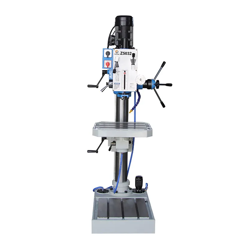 Z5032 32mm radiellt borrhål Vertikal metallkolonnens borrmaskin Handborrning och malning Taladro de Press Perforadora Driller