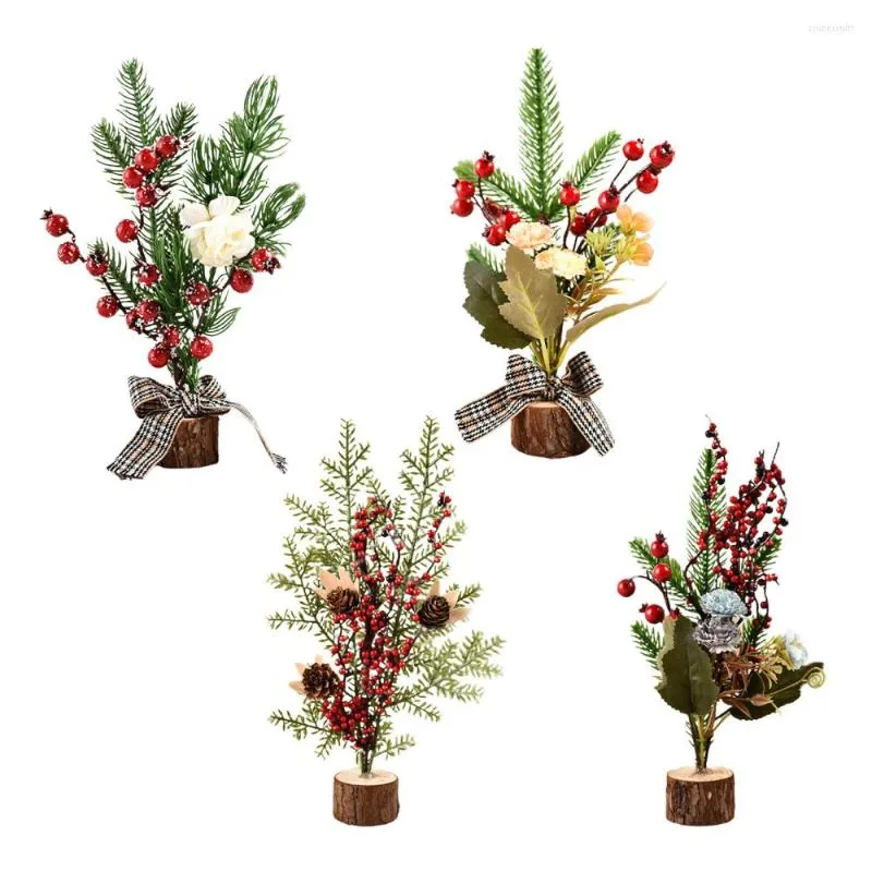 Weihnachtsdekorationen, Simulationsblume, Gras, Kiefer, Heimdekoration, Zubehör, Ornamente, Geschenk, Desktop für DIY-Hochzeitskranz, Girlande