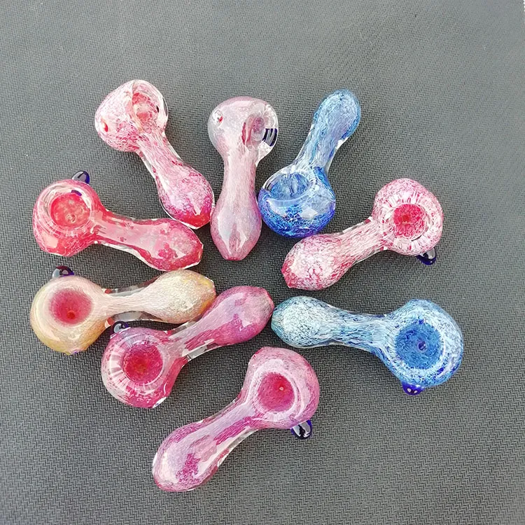 Nouveau 3D Vision Pipes à fumer en verre Tuyau à main Brûleur à tabac Herb Rig Longueur 3 pouces